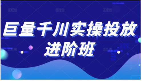 巨量千川实操投放进阶班，投放策略、方案，复盘模型和数据异常全套解决方法-小白项目网