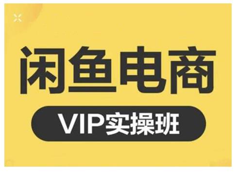 鱼客·闲鱼电商零基础入门到进阶VIP实战课程，帮助你掌握闲鱼电商所需的各项技能-小白项目网