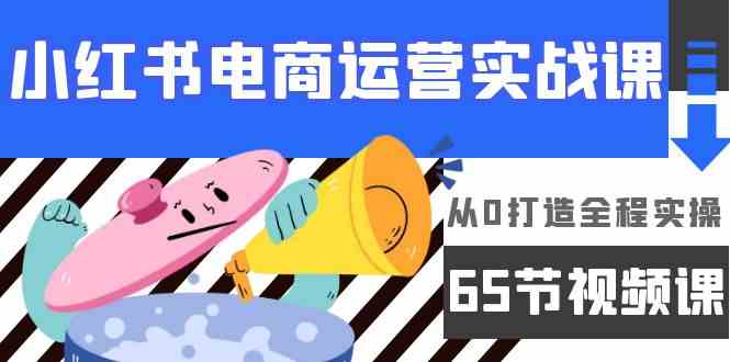 （9724期）小红书电商运营实战课，​从0打造全程实操（65节视频课）-小白项目网