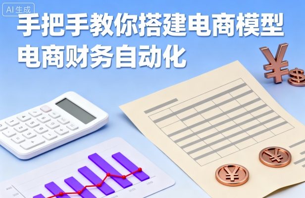 手把手教你搭建电商模型-电商财务自动化-小白项目网